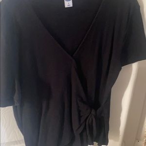 Faux wrap top